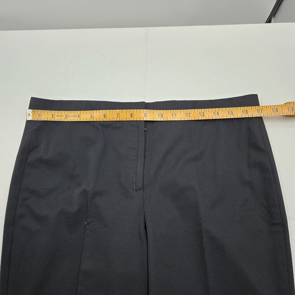 DKNY Women's‎ Dress Pants Size 14, Black Straight Leg - Picture 7 of 13